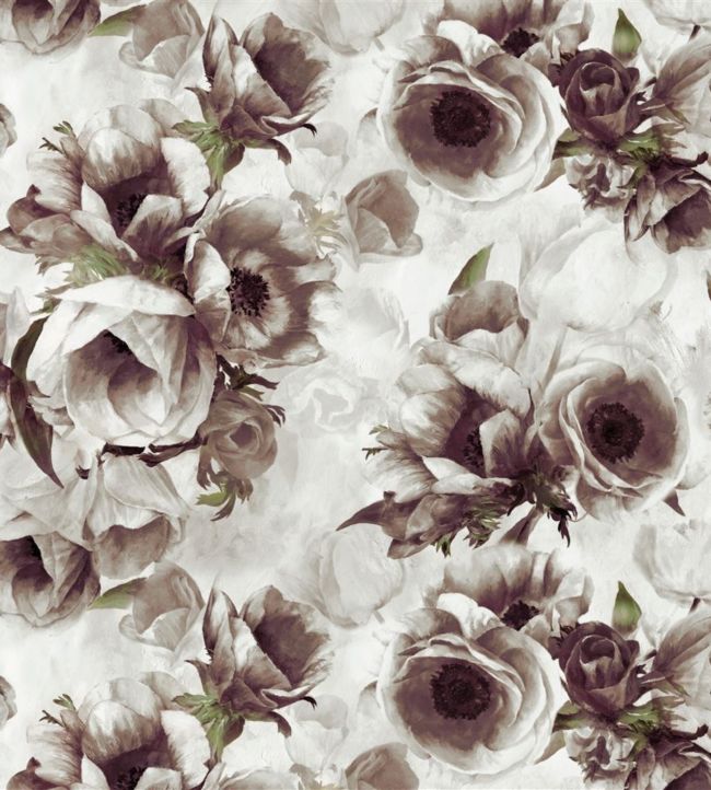 Sepia Flower Fabric by Designers Guild Birch