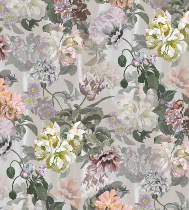 Delft Flower Grande Wallpaper by Designers Guild Tuberose