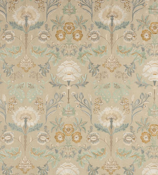 Dianthus Fabric by Colefax and Fowler Beige
