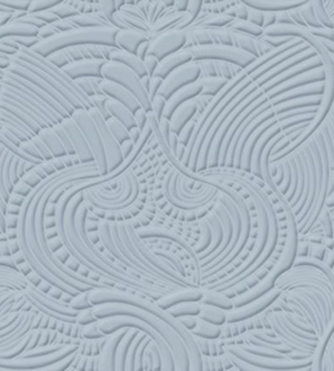 Dodo Pavone Wallpaper by Moooi Powdery Blue