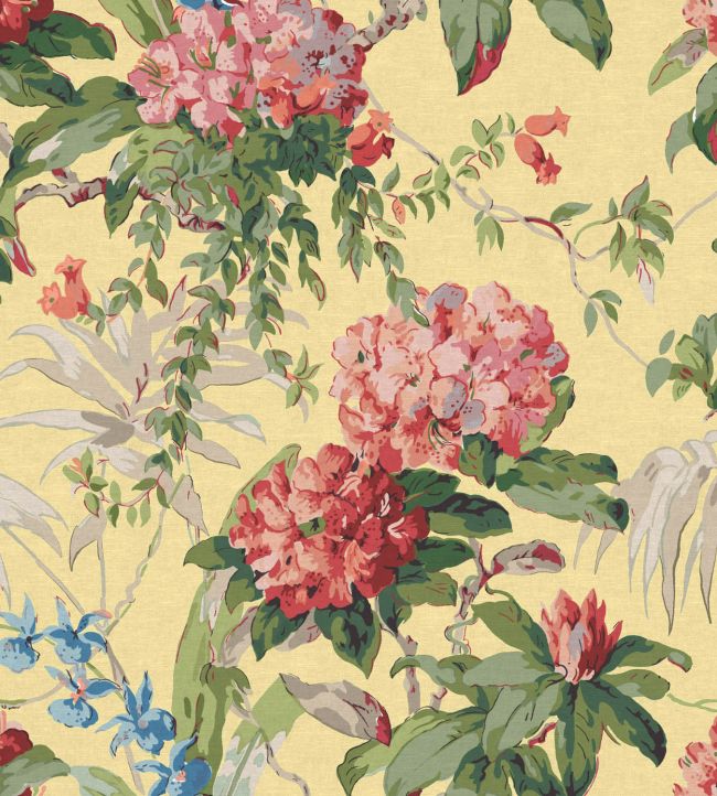 Dorchester Fabric in Sunlight by Warner House Jane Clayton