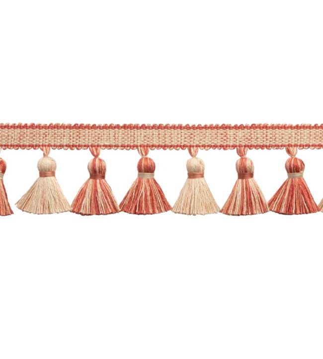 Dorset Ombre Tassel Fringe Trimming by Samuel & Sons Coral