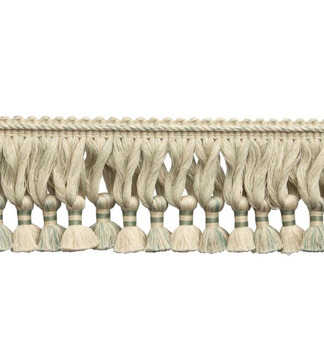 Dorset Tassel Fringe Trimming by Samuel & Sons Aquamarine