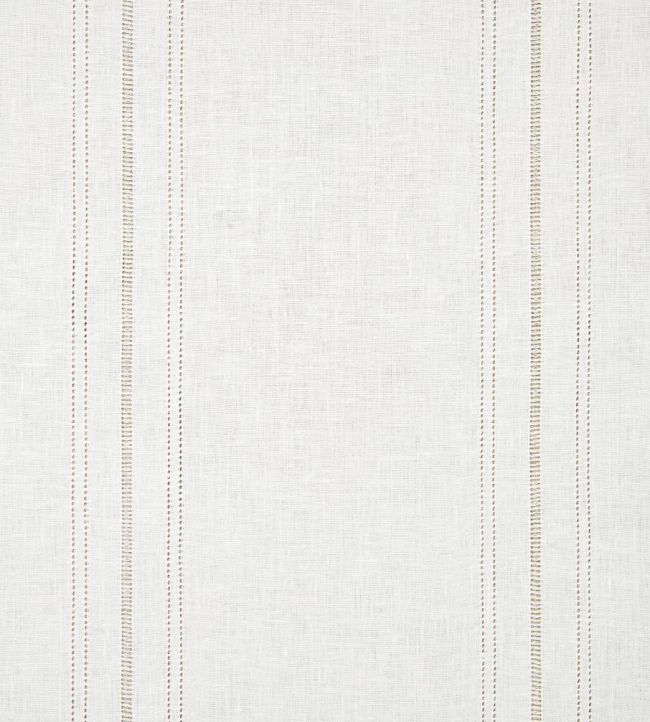 Drawn Thread Ladder Stitch Rows Fabric by Volga Linen Ivory White