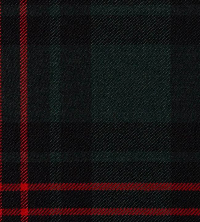 Duke Of Fife Mod Fabric by The Isle Mill Black/Green/Red