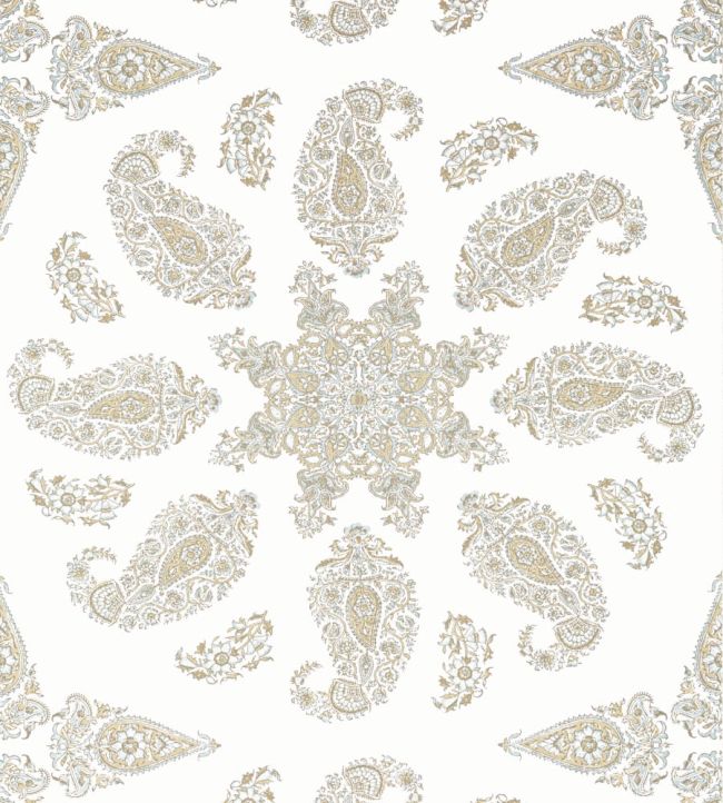 East India Wallpaper by Thibaut Beige