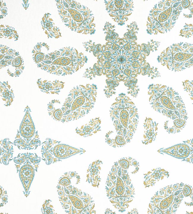 East India Fabric by Thibaut Seaglass