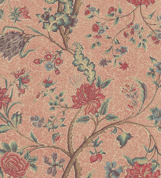 Eden Fabric in Cardinal by Warner House Jane Clayton