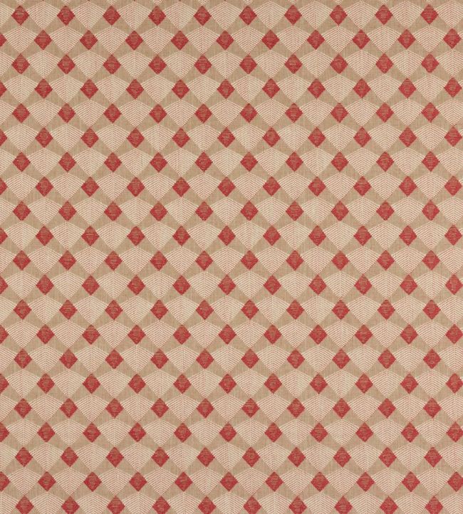 Edwin Fabric by Jane Churchill Red