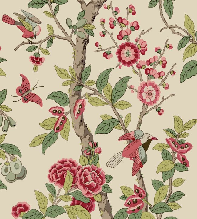 Eldon Wallpaper by GP & J Baker Archive Pink
