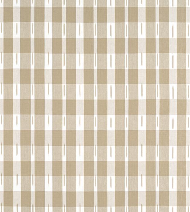 Ellastone Check Fabric by Thibaut Beige