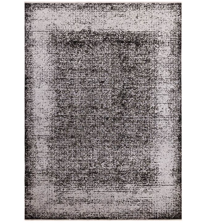 Asiatic Elodie rug Silver/Black ELOD120170SILV Silver/Black