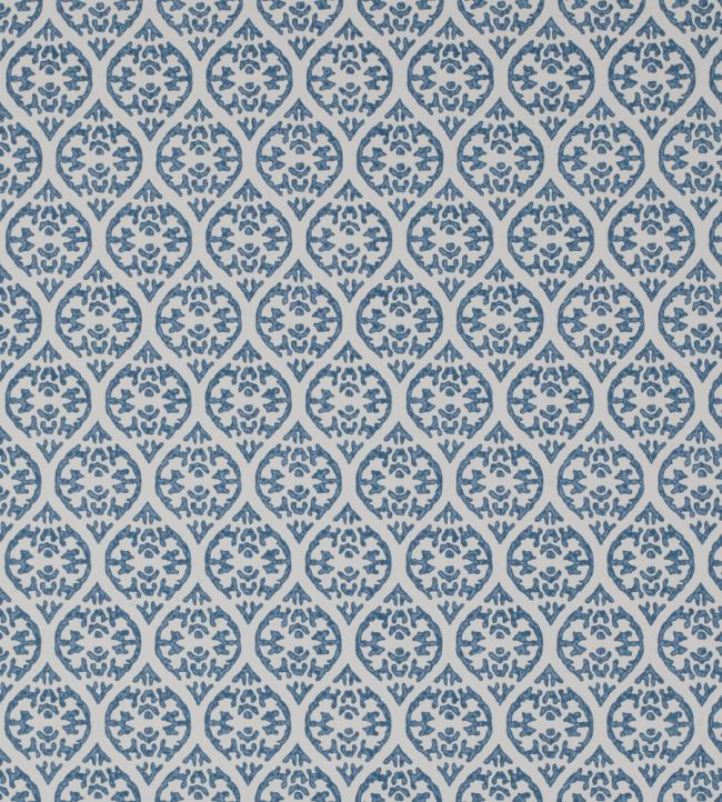 Elphin Wallpaper by Jane Churchill Blue
