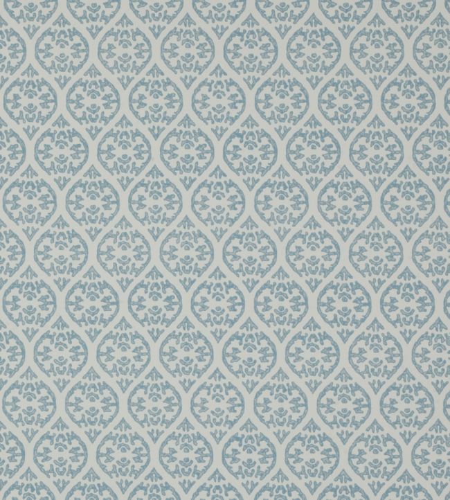 Elphin Wallpaper by Jane Churchill Soft Blue