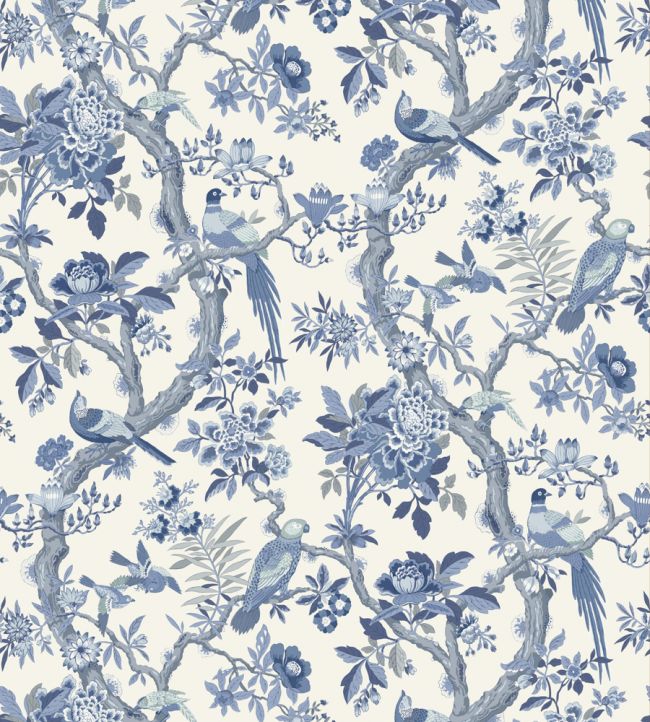 Eltham Wallpaper by GP & J Baker Indigo