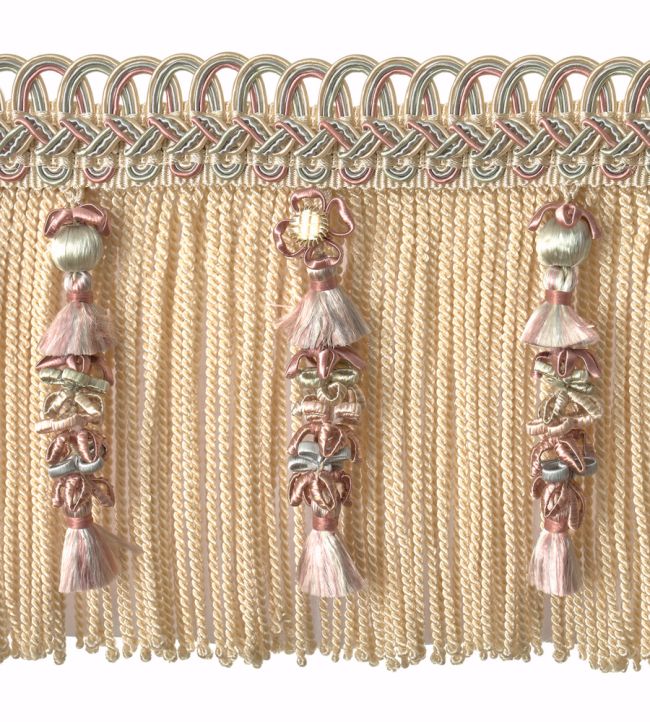 Embellished Bullion Fringe 130mm Trimming by Houles Blue Glacier
