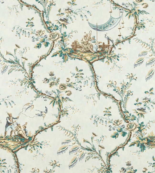 Emperors Musician Fabric by Zoffany La Seine