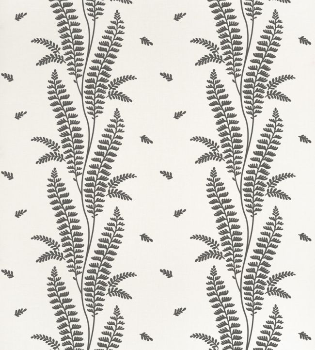 Ensbury Fern Wallpaper by Anna French Black