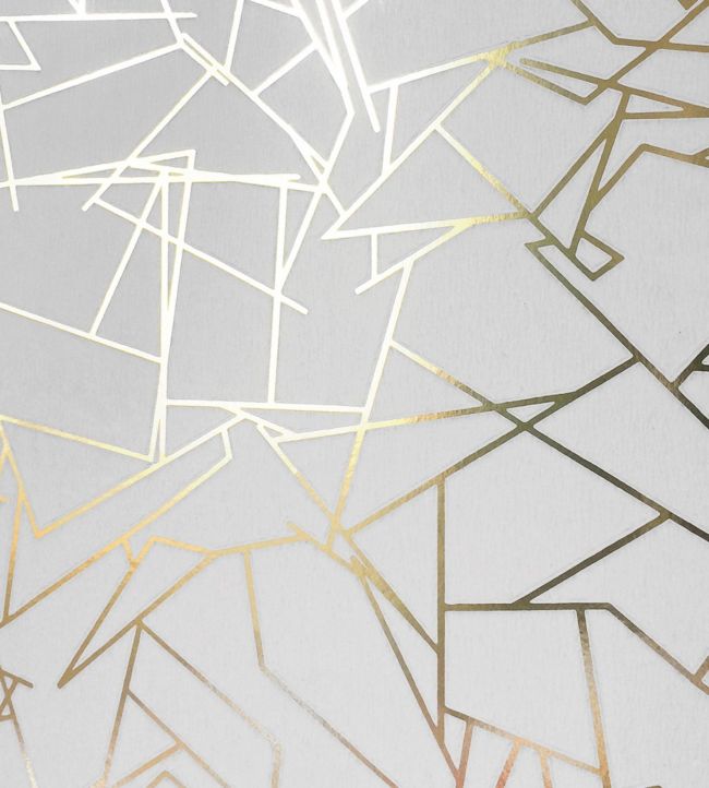 Angles Wallpaper by Erica Wakerly Gold/White