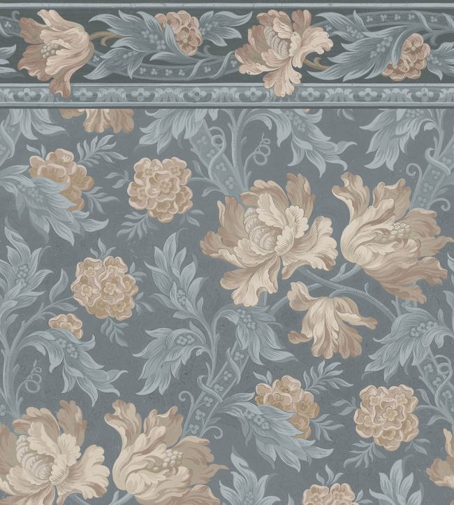 Esther Mural by Sandberg Misty Blue