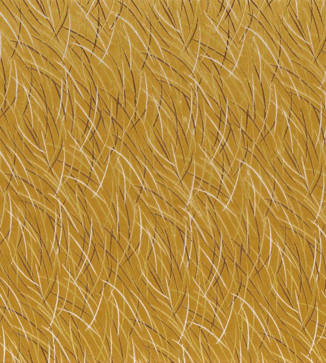 Euphorbe Fabric by Casamance Moutarde