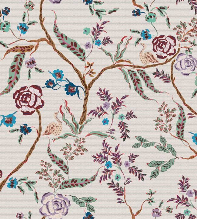 Eversley Fabric by Parker & Jules Verdigris