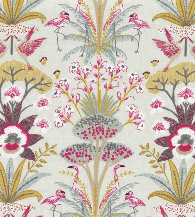 Fable Fabric by Camengo Fuchsia