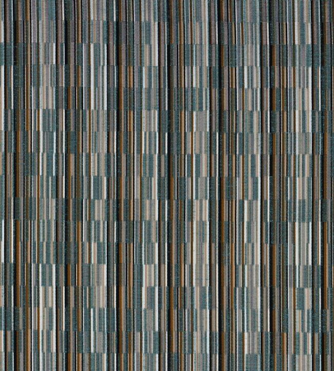 Facetie Fabric by Casamance Vert Imperial/Mordore