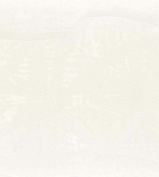 Faisceau Fabric by Camengo Blanc