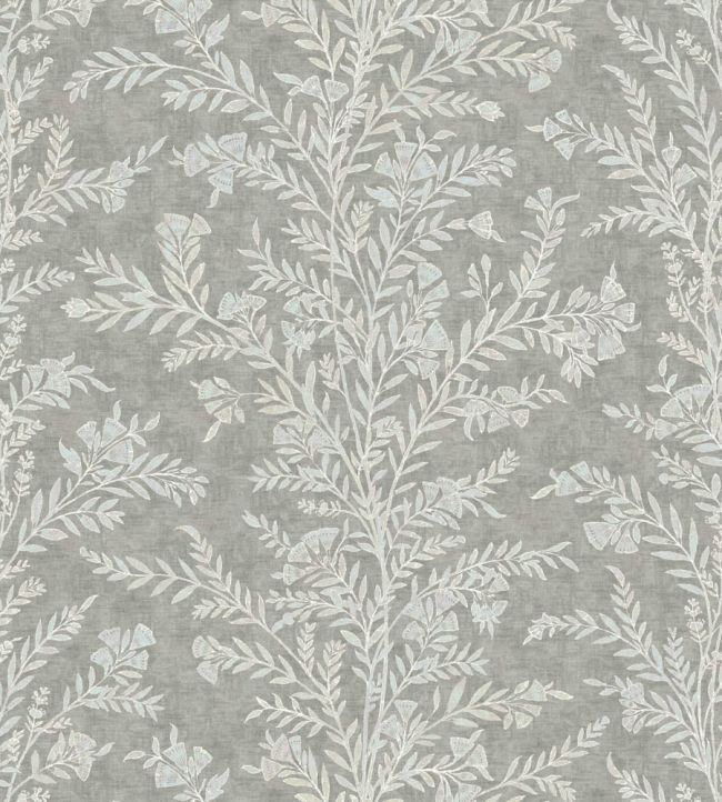 Fan Flower Fabric by Lewis & Wood Opal