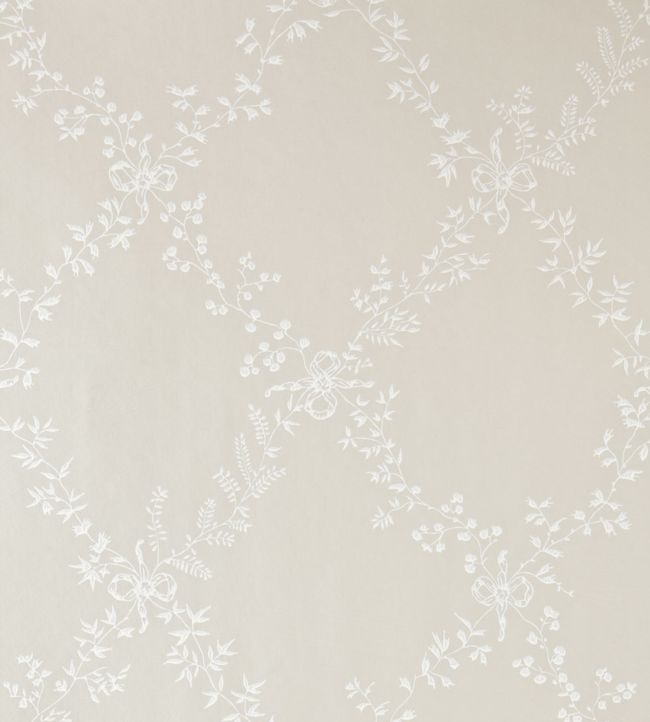 Toile Trellis Wallpaper by Farrow & Ball in Stony Ground Jane Clayton