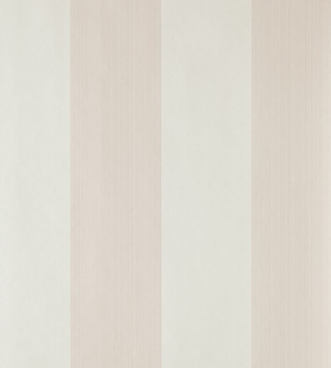 Broad Stripe Wallpaper by Farrow & Ball in Pink Ground Jane Clayton