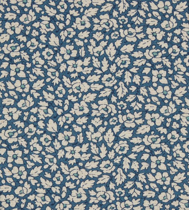 Feather Petals Fabric by Liberty Lapis