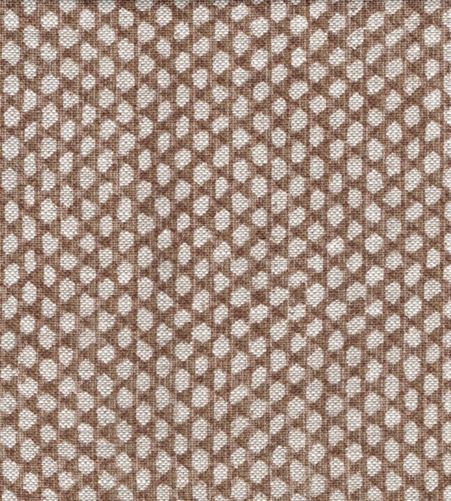 Wicker Linen Fabric by Fermoie Chocolate