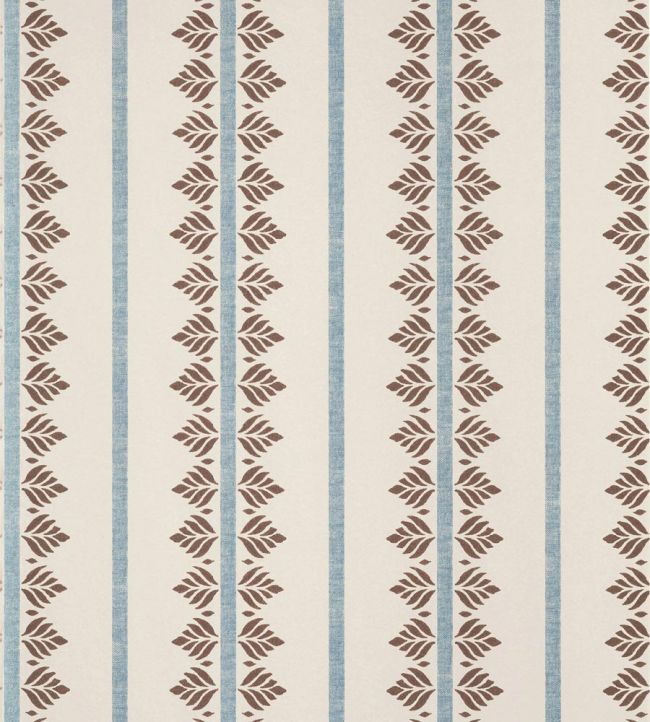 Fern Stripe Wallpaper by Anna French Brown/Slate