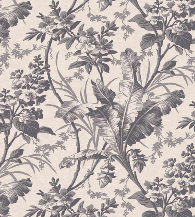 Fernbrook Fabric in Charcoal by Warner House Jane Clayton
