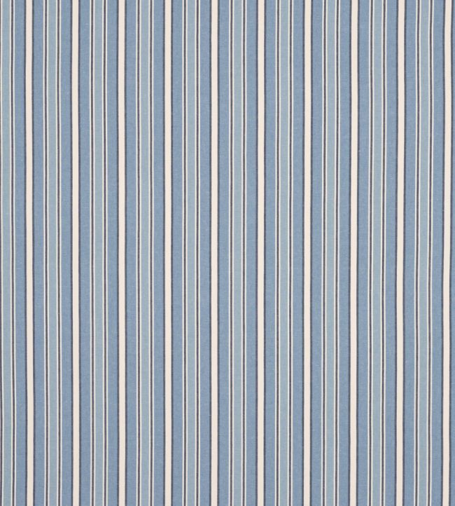 Firle Stripe Fabric by Jane Churchill Blue