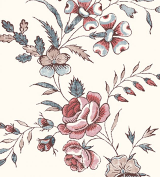 Fleurie Wallpaper In Anemone By Lewis Wood Jane Clayton Fleurie Wallpaper In Anemone By Lewis Wood Jane Clayton