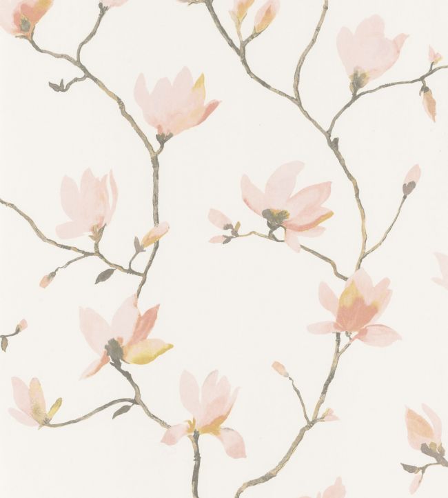 Florescence Suzhou Wallpaper by Casadeco Rose