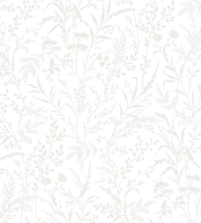 Florian Wallpaper by Borastapeter White