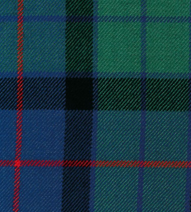 Flower Of Scotland Fabric by The Isle Mill Blue/Green