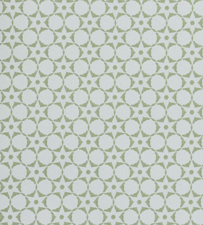 Flower Stencil Wallpaper by Vanderhurd Jade
