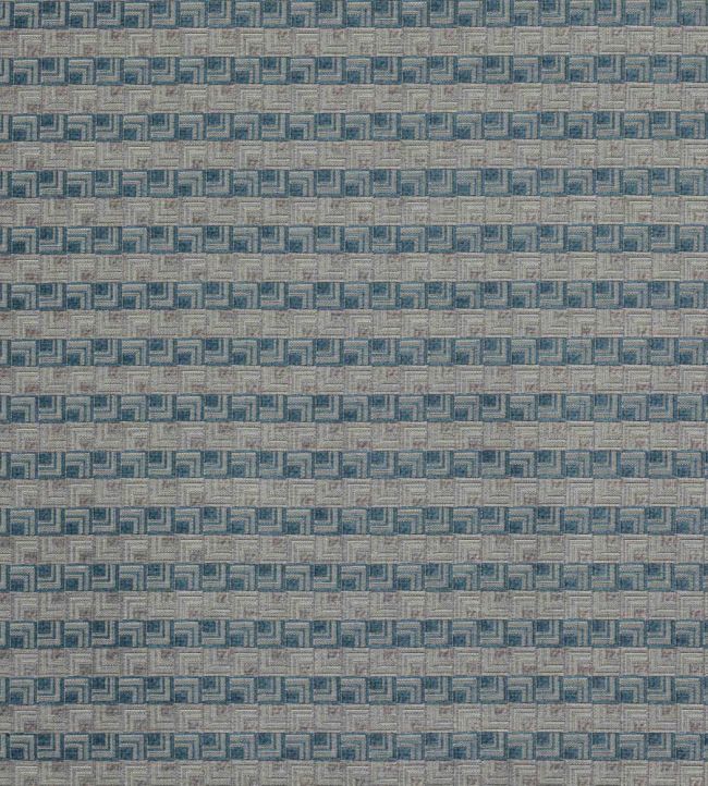 Floyd Fabric by Jane Churchill Blue/Grey