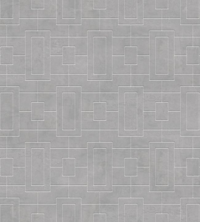 Fretwork Wallpaper by Coordonne Concrete