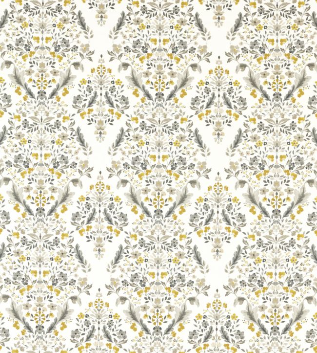 Gawthorpe Cream Fabric by Studio G Charcoal