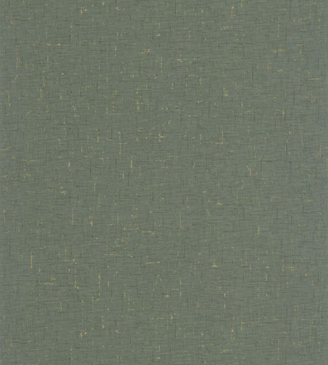 Gaze Metal Wallpaper by Caselio Vert Eucalyptus Or