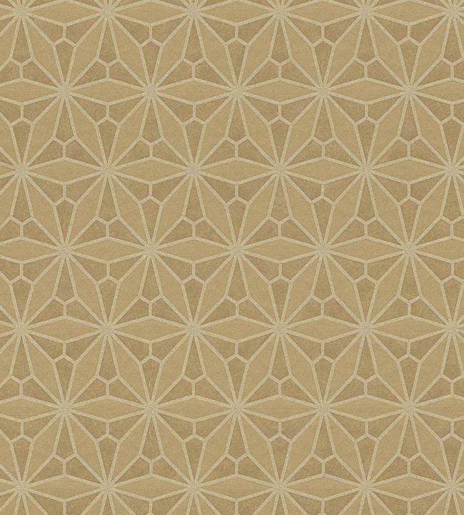 Geo Floral Wallpaper by Eijffinger Gold