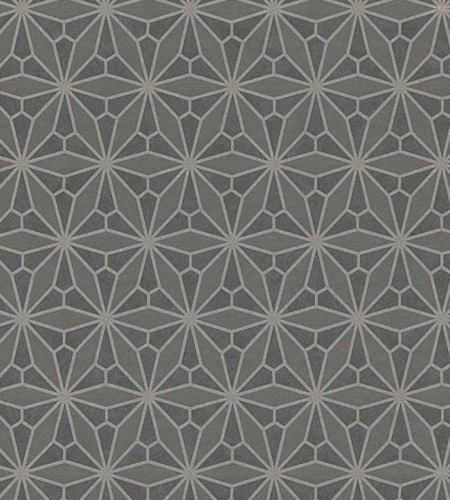Geo Floral Wallpaper by Eijffinger Grey/Silver