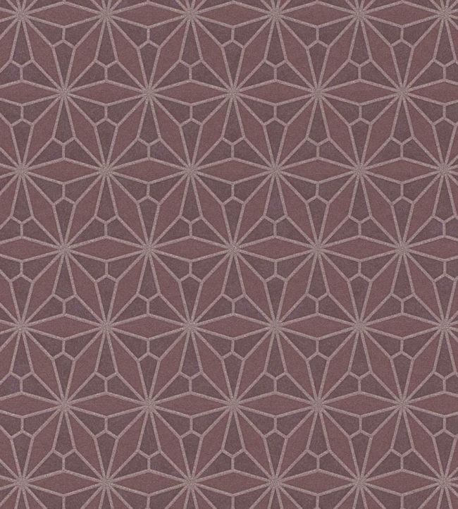 Geo Floral Wallpaper by Eijffinger Red