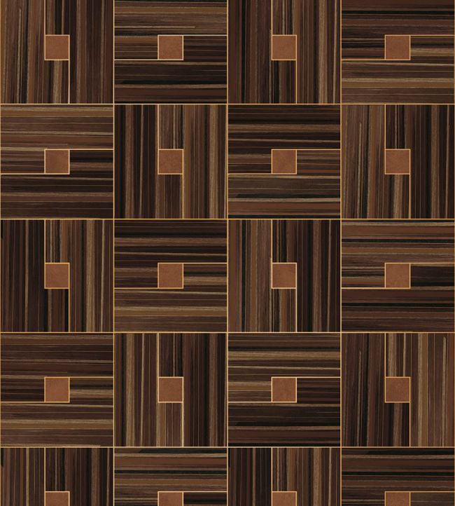 Geo Square Mural by Eijffinger Brown/Taupe